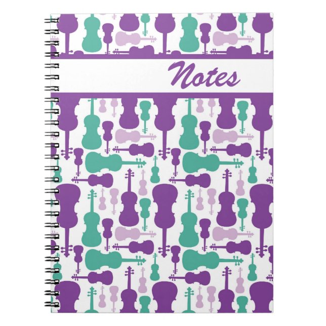 Violin Spiral Notebook (Front)