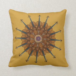 Violin Sunflower Cushion