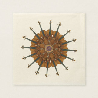 Violin Sunflower Napkin
