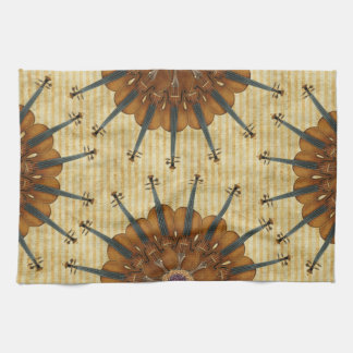 Violin Sunflowers Tea Towel