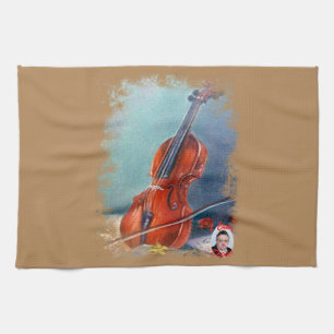 Violin Tea Towel
