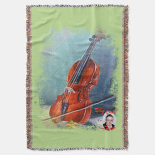 Violin Throw Blanket