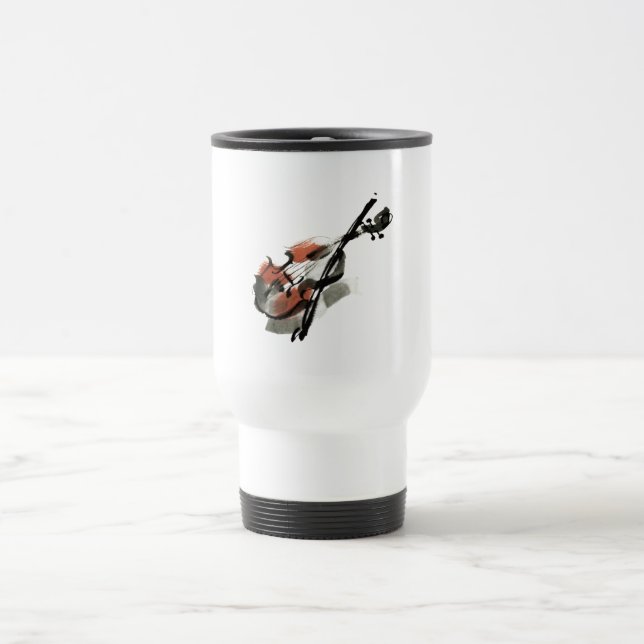 Violin Travel Mug (Center)