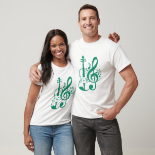 Violin Treble Clef Musician Art Music Lover T-Shirt