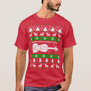 Violin Ugly Christmas Sweater For Lovers