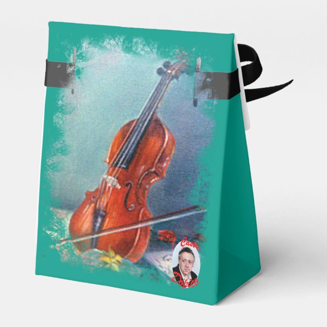 Violín/Violin Favour Box (Back Side)