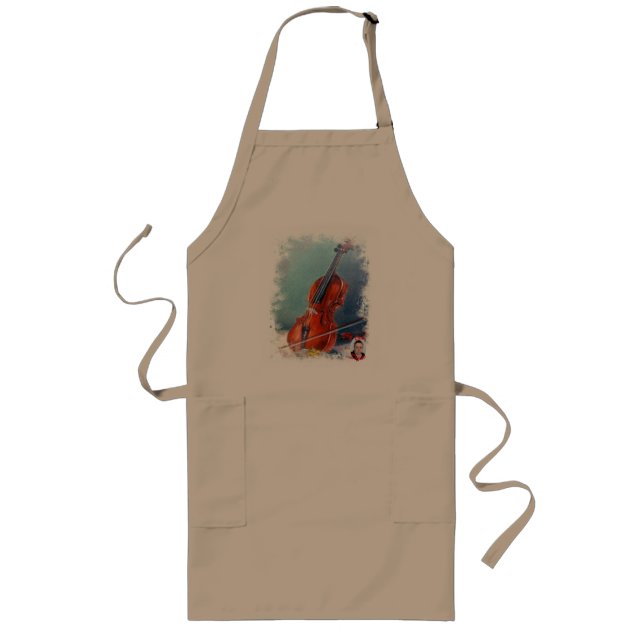 Violín/Violin Long Apron (Front)