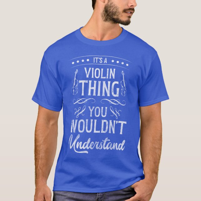 Violin Violin Music School gift T-Shirt (Front)