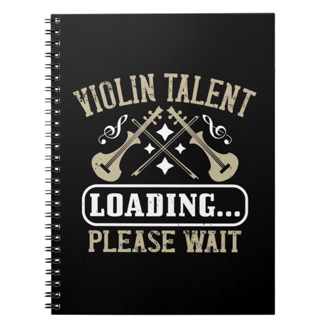 Violin - Violin Talent Loading Notebook (Front)
