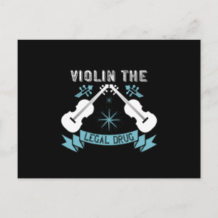 Violin - Violin The Legal Drug Postcard