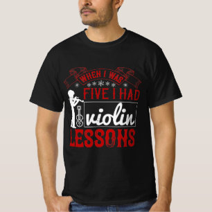Violin violinist musician gift T-Shirt