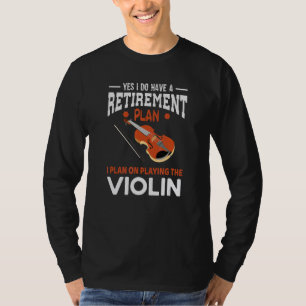 Violin Violinist Musician Musical Instrument Music T-Shirt