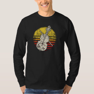 Violin Violinist Retro Vintage T-Shirt