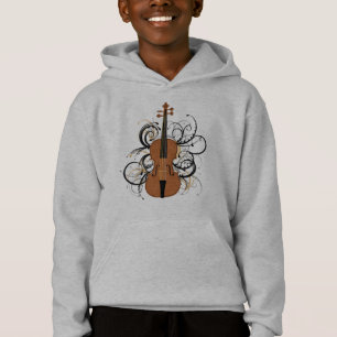 Violin with Swirls