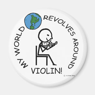 Violin - World Revolves Around Magnet