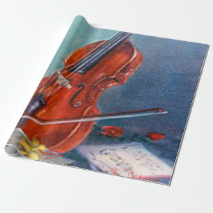 Violin Wrapping Paper