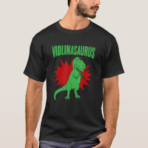 Violinasaurus Violinist Dinosaur Orchestra Viola T T-Shirt