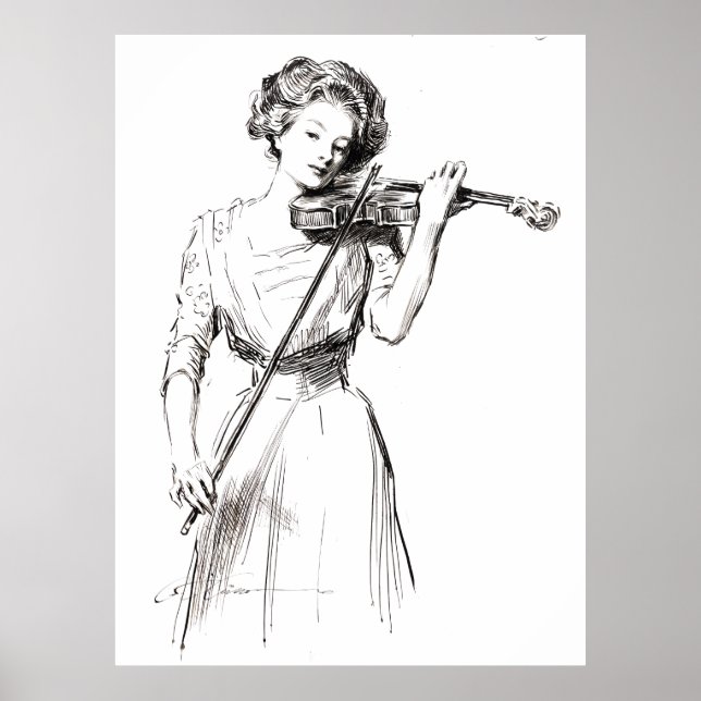 Violinist 1910 poster (Front)