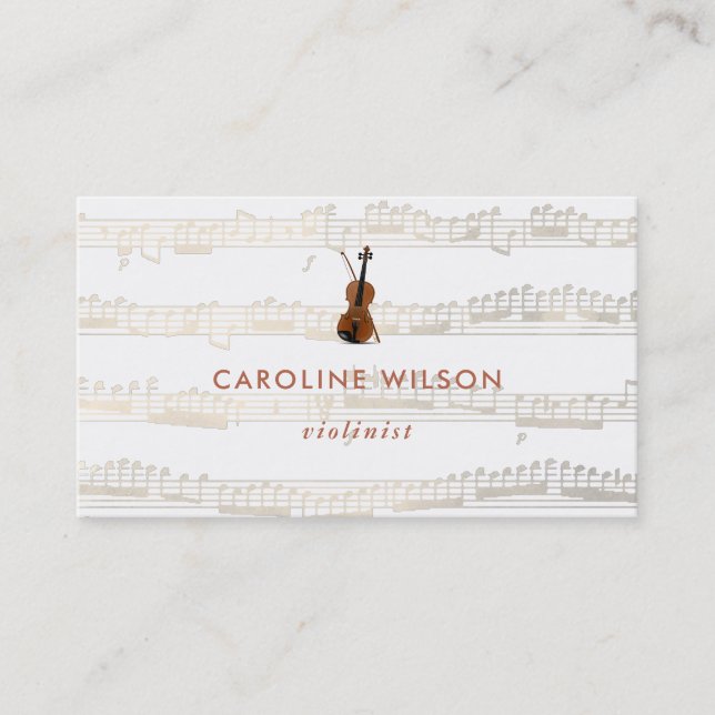 violinist business card (Front)