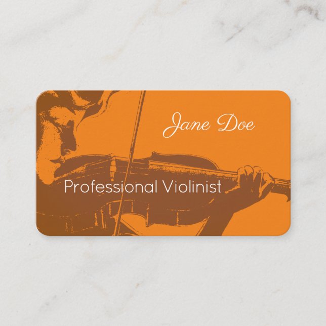 Violinist Business Card (Front)