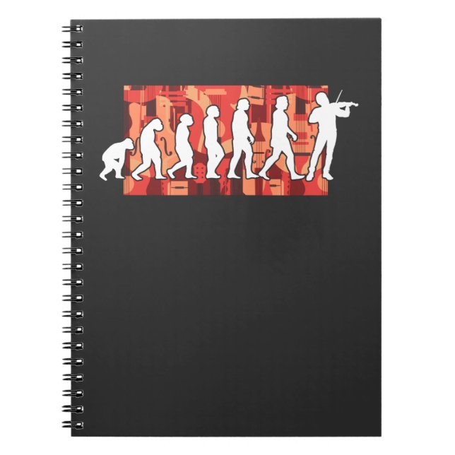 Violinist Evolution Notebook (Front)
