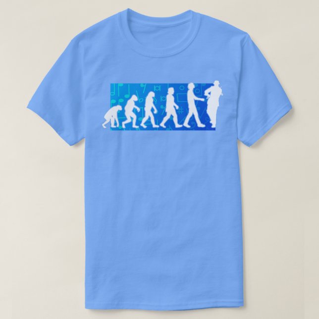 Violinist Evolution T-Shirt (Design Front)