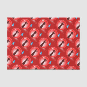 Violinist in Sphere Tissue Paper