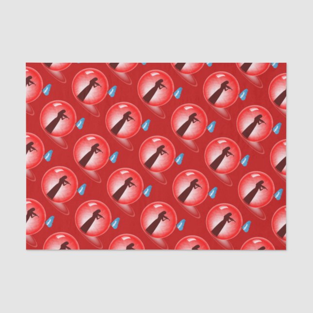 Violinist in Sphere Tissue Paper (Front)