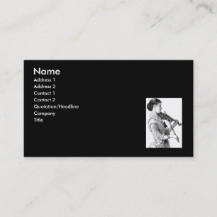 Violinist Profile Card
