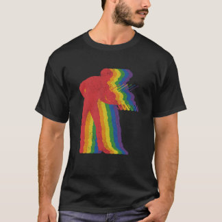 Violinist Violin Gay Pride LGBTQ Supporter Rainbow T-Shirt