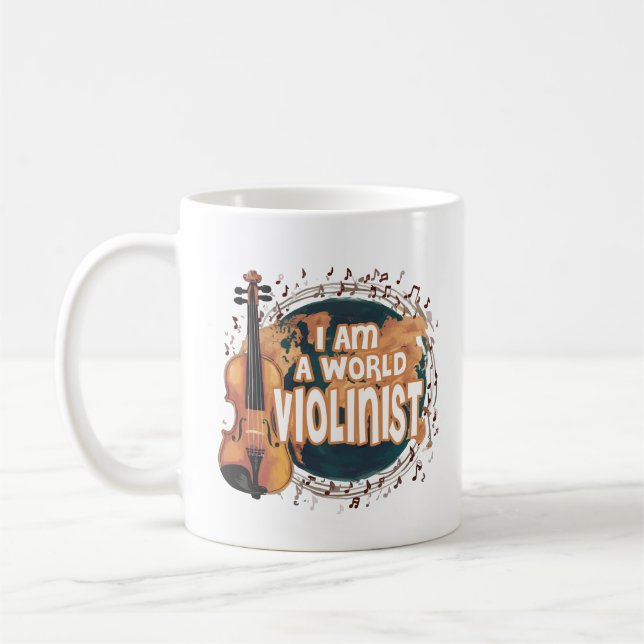 violinist world coffee mug (Left)