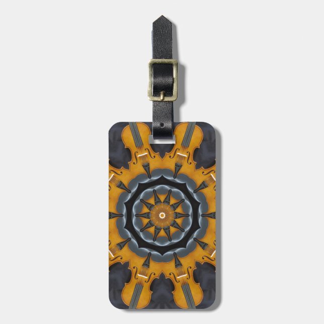 Violinistic Luggage Tag (Front Vertical)
