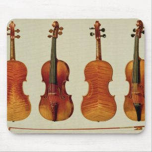 Violins (LtoR): the 'Alard' by Antonio Stradivariu Mouse Pad