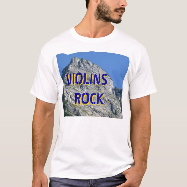 Violins Rock T-Shirt (Front)