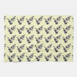 Violins Tea Towel