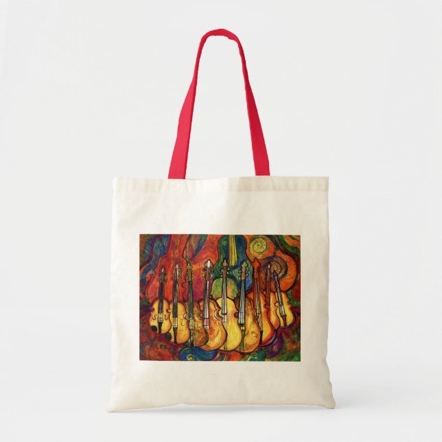 Violins Tote Bag (Front)