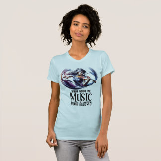 violon women t-shirt violin