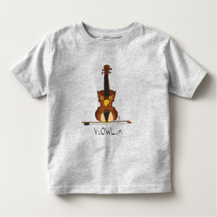 ViOWLin Violin Owl Music Kid's Toddler T-Shirt