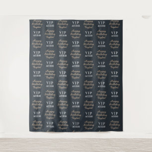 VIP Access Red Carpet   Step and Repeat Backdrop Tapestry