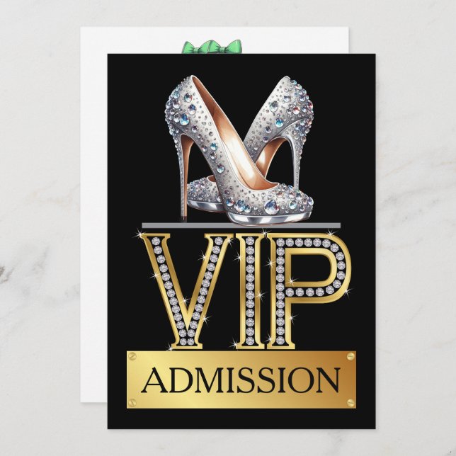  VIP Admission Invitation (Front/Back)