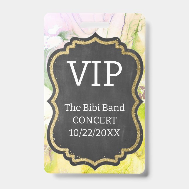 VIP Badge ID Badge (Front)