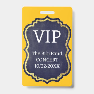 VIP Badge ID Badge