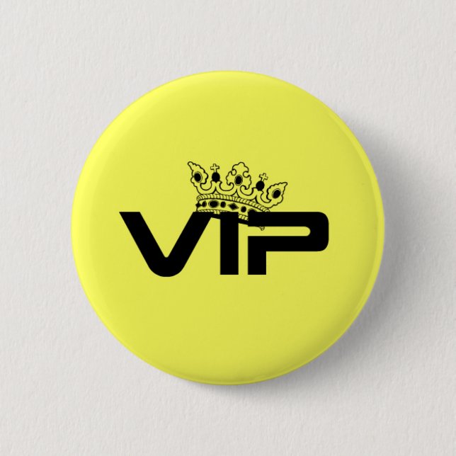 VIP Big Bang Fan 6 Cm Round Badge (Front)