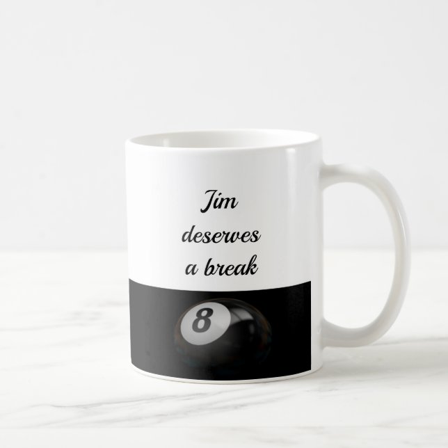VIP Billiards Customized Coffee Mug (Right)