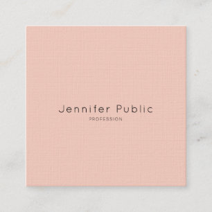 VIP Ceo Director Manager Elegant Salon Luxury Square Business Card