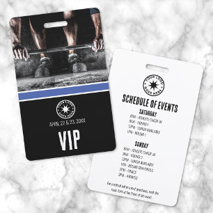 VIP Event ID Badge