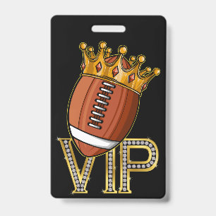 VIP Football Guest Pass Lanyard Badge ID Badge