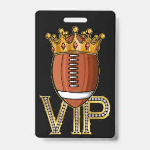 VIP Football Lanyard Badge ID Badge