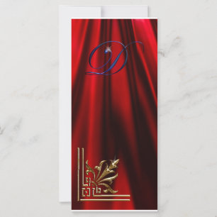 VIP Gold ”D” red, blue  Rack Card