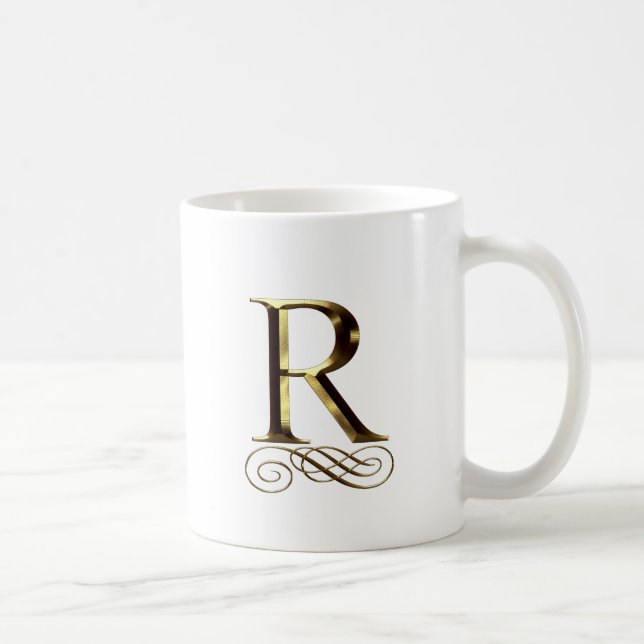 VIP Gold ”R” monogram Coffee Mug (Right)